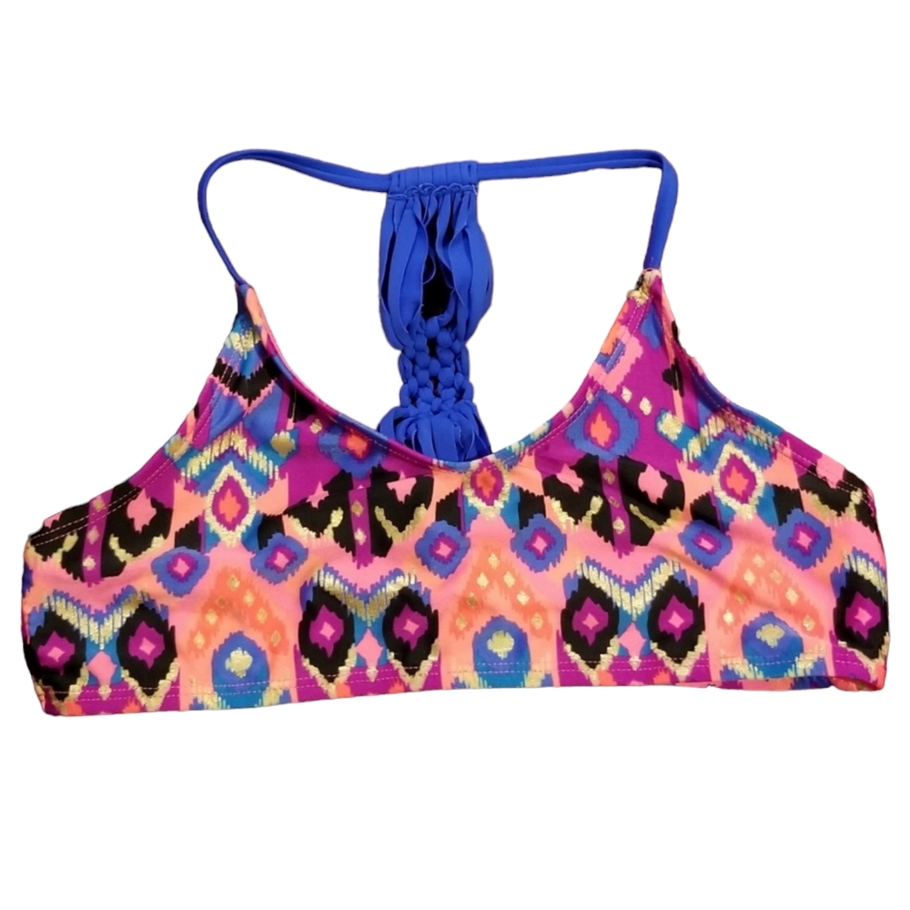 Heat Swimwear Girl's Crochet Racerback Top Size 14 (Girl)